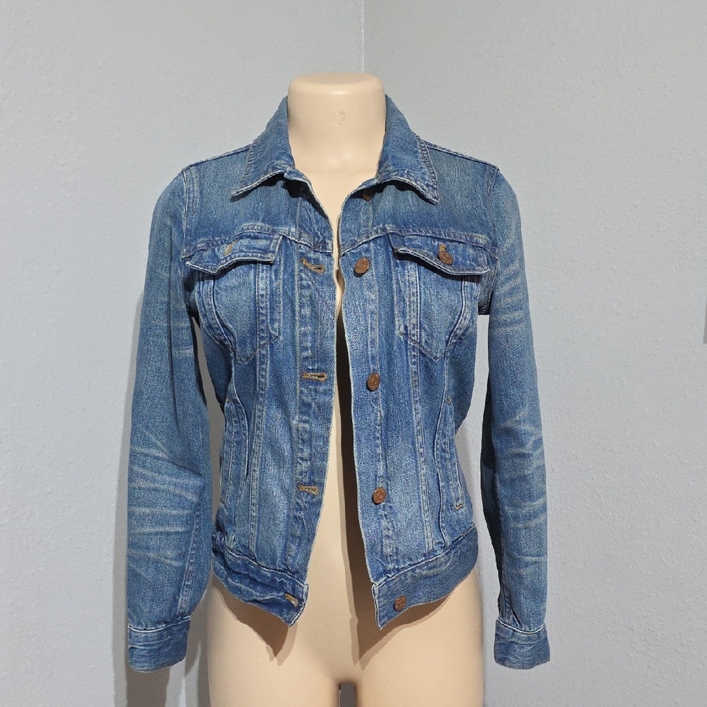 Madewell Classic Blue Jean Jacket Size S - Picture 2 of 9